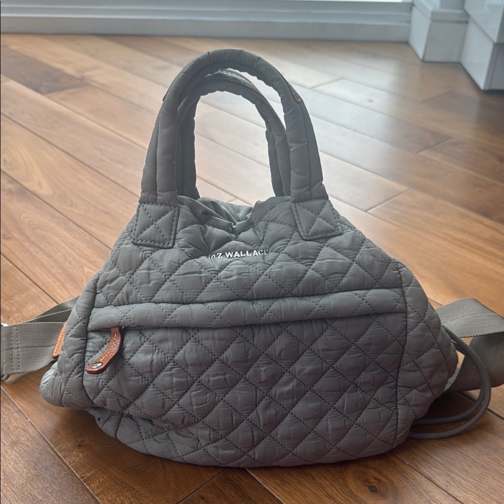 MZ Wallace Gray Quilted Women's Bag